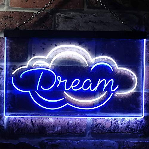 Cloud Kid Room Nightlight Dream Dual LED Neon Light Sign